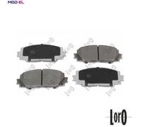 BRAKE PAD SET DISC BRAKE 231-01-029 FOR LEXUS TOYOTA 2ZR/5ZR-FXE 1.8L 4cyl CT