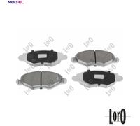 BRAKE PAD SET DISC BRAKE 231-01-033 FOR PEUGEOT 206+ 306/Hatchback/Van 1.4L 4cyl
