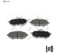 BRAKE PAD SET DISC BRAKE 231-01-035 FOR CITROËN KFV /KFU 1.4L HFX 1.1L 4cyl C3 I