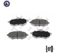 BRAKE PAD SET DISC BRAKE 231-01-035 FOR CITROËN KFV /KFU 1.4L HFX 1.1L 4cyl C3 I