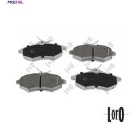 BRAKE PAD SET DISC BRAKE 231-01-035 FOR CITROËN KFV /KFU 1.4L HFX 1.1L 4cyl C3 I