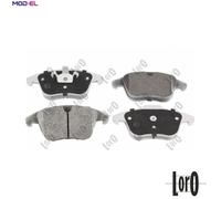 BRAKE PAD SET DISC BRAKE 231-01-036 FOR LAND ROVER FREELANDER/VAN RANGE/EVOQUE