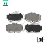 BRAKE PAD SET DISC BRAKE 231-01-037 FOR MERCEDES-BENZ M 111.961OM 611.960 2.2L