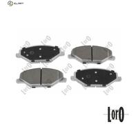BRAKE PAD SET DISC BRAKE 231-01-040 FOR SKODA FABIA/II/Combi VW CGPB 1.2L 3cyl