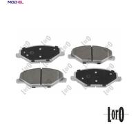BRAKE PAD SET DISC BRAKE 231-01-040 FOR SKODA FABIA/II/Combi VW CGPB 1.2L 3cyl