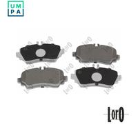 BRAKE PAD SET DISC BRAKE 231-01-042 FOR MERCEDES-BENZ M 166.940 1.4L 4cyl