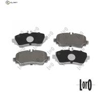 BRAKE PAD SET DISC BRAKE 231-01-042 FOR MERCEDES-BENZ M 166.940 1.4L 4cyl