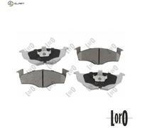 BRAKE PAD SET DISC BRAKE 231-01-051 FOR SKODA FABIA/II/Combi VW POLO/III/Van