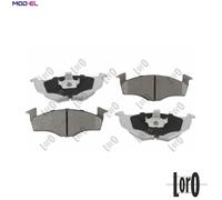 BRAKE PAD SET DISC BRAKE 231-01-051 FOR SKODA FABIA/II/Combi VW POLO/III/Van