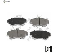 BRAKE PAD SET DISC BRAKE 231-01-059 FOR MITSUBISHI VOLVO 4G93 1.8LF9Q2 1.9L