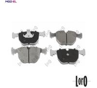 BRAKE PAD SET DISC BRAKE 231-01-060 FOR BMW 5/E39/X 7/E38 X3/E83 X5/E53 M52B20