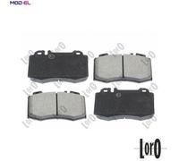 BRAKE PAD SET DISC BRAKE 231-01-074 FOR MERCEDES-BENZ OM 612.963 2.7L 5cyl 3.2L