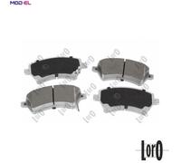BRAKE PAD SET DISC BRAKE 231-01-083 FOR TOYOTA 1ND-TV 1.4L 2ZZ-GE 1.8L 4cyl