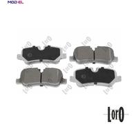 BRAKE PAD SET DISC BRAKE 231-01-100 FOR LAND ROVER DISCOVERY/III/VAN/IV RANGE
