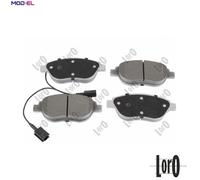 BRAKE PAD SET DISC BRAKE 231-01-103 FOR FIAT BRAVO/II STILO/VAN/Multi/Wagon 1.7L
