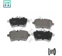 BRAKE PAD SET DISC BRAKE 231-01-116 FOR MERCEDES-BENZ OM 640.942 2.0L 4cyl