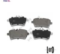 BRAKE PAD SET DISC BRAKE 231-01-116 FOR MERCEDES-BENZ OM 640.942 2.0L 4cyl