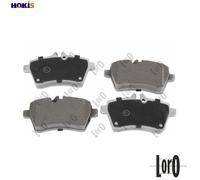 BRAKE PAD SET DISC BRAKE 231-01-116 FOR MERCEDES-BENZ OM 640.942 2.0L 4cyl