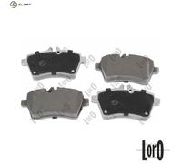 BRAKE PAD SET DISC BRAKE 231-01-116 FOR MERCEDES-BENZ OM 640.942 2.0L 4cyl