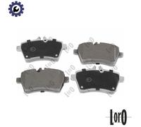 BRAKE PAD SET DISC BRAKE 231-01-116 FOR MERCEDES-BENZ OM 640.942 2.0L 4cyl