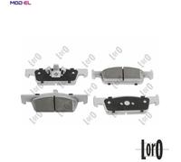 BRAKE PAD SET DISC BRAKE 231-01-160 FOR RENAULT CLIO/IV/Van/Hatchback TWINGO