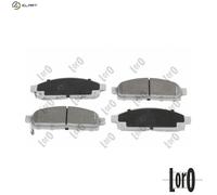 BRAKE PAD SET DISC BRAKE 231-01-162 FOR MITSUBISHI L200/TRITON FIAT 2.4L 4cyl