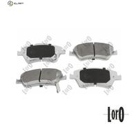 BRAKE PAD SET DISC BRAKE 231-01-173 FOR TOYOTA 1NR-FE 1.3L 1ND-TV 1.4L 4cyl