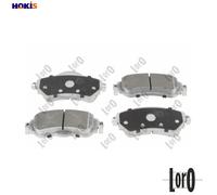 BRAKE PAD SET DISC BRAKE 231-01-244 FOR CITROËN C4/II/Hatchback/Van DS4 1.2L