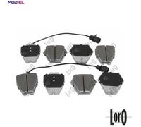 BRAKE PAD SET DISC BRAKE 231-01-245 FOR AUDI AKE/AKN/AFB 2.5L ACK/AMX/APR 2.8L