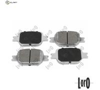 BRAKE PAD SET DISC BRAKE 231-01-262 FOR TOYOTA 1ZZ-FE 1.8L 2ZZ-GE 1.8L 4cyl