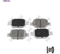 BRAKE PAD SET DISC BRAKE 231-01-262 FOR TOYOTA 1ZZ-FE 1.8L 2ZZ-GE 1.8L 4cyl