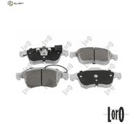 BRAKE PAD SET DISC BRAKE 231-01-291 FOR ALFA ROMEO GIULIETTA/Hatchback/Van 1.4L