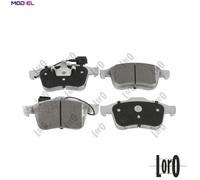 BRAKE PAD SET DISC BRAKE 231-01-296 FOR ALFA ROMEO GIULIETTA/Hatchback/Van 2.0L