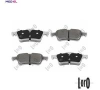 BRAKE PAD SET DISC BRAKE 231-02-004 FOR RENAULT LAGUNA/II/Grandtour ESPACE/IV