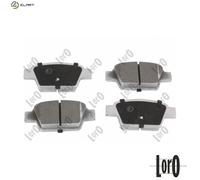 BRAKE PAD SET DISC BRAKE 231-02-038 FOR ALFA ROMEO FIAT BRAVO/II MULTIPLA/VAN