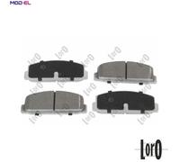 BRAKE PAD SET DISC BRAKE 231-02-045 FOR MAZDA 323/VI/Hatchback 6/Station/Wagon