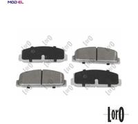 BRAKE PAD SET DISC BRAKE 231-02-045 FOR MAZDA 323/VI/Hatchback 6/Station/Wagon