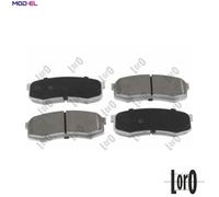 BRAKE PAD SET DISC BRAKE 231-02-049 FOR MITSUBISHI PAJERO/IV/Van/CLASSIC 3.2L GX