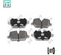 BRAKE PAD SET DISC BRAKE 231-02-051 FOR MINI BMW N47 C20 A 2.0L 4cyl N46B20 2.0L