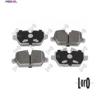 BRAKE PAD SET DISC BRAKE 231-02-051 FOR MINI BMW N47 C20 A 2.0L 4cyl N46B20 2.0L