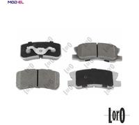 BRAKE PAD SET DISC BRAKE 231-02-058 FOR MITSUBISHI OUTLANDER/II/Van PAJERO/IV