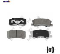 BRAKE PAD SET DISC BRAKE 231-02-058 FOR MITSUBISHI OUTLANDER/II/Van PAJERO/IV