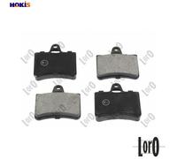 BRAKE PAD SET DISC BRAKE 231-02-066 FOR CITROËN C5/Van/II/Break 4HP /4HT 2.2L