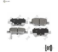 BRAKE PAD SET DISC BRAKE 231-02-067 FOR TOYOTA 1NR-FE 1.3L 1ND-TV 1.4L 4cyl
