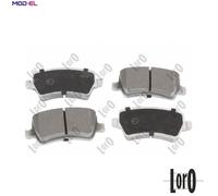 BRAKE PAD SET DISC BRAKE 231-02-072 FOR LAND ROVER FREELANDER/VAN RANGE/EVOQUE