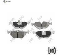 BRAKE PAD SET DISC BRAKE 231-02-086 FOR BMW M47D20 2.0L 4cyl 5 E39 M57D25 2.5L