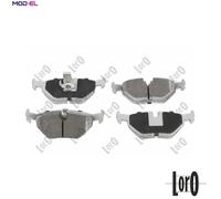 BRAKE PAD SET DISC BRAKE 231-02-086 FOR BMW M47D20 2.0L 4cyl 5 E39 M57D25 2.5L