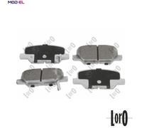 BRAKE PAD SET DISC BRAKE 231-02-088 FOR MITSUBISHI OUTLANDER/III/Van ECLIPSE ASX