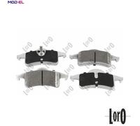 BRAKE PAD SET DISC BRAKE 231-02-099 FOR JEEP GRAND/CHEROKEE/II EPEHX 2.5L 4cyl