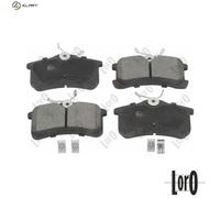 BRAKE PAD SET DISC BRAKE 231-02-105 FOR TOYOTA COROLLA/Liftback/Compact 1.8L